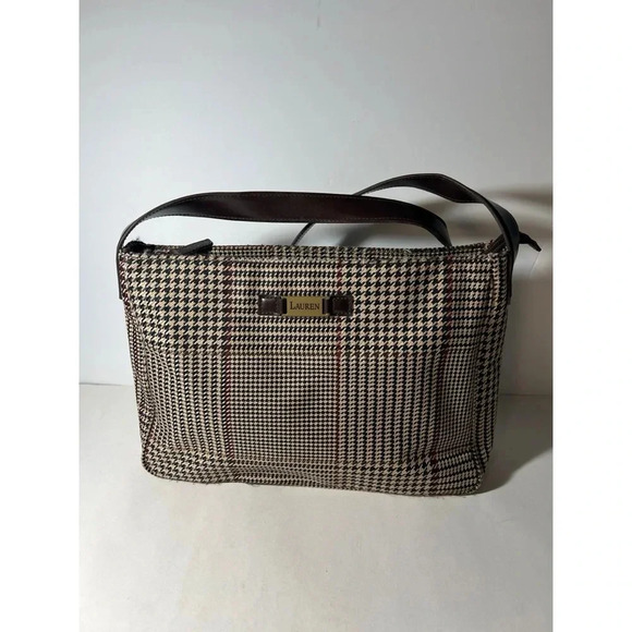 Houndstooth Bag - Brown - Picture 1 of 6